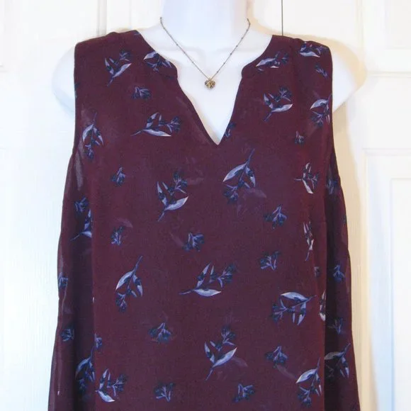 CAbi | 'Bouquet' Floral Print Tunic Blouse Top - Picture 3 of 10